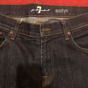 7 For All Mankind Relaxed Straight Fit Jeans 34